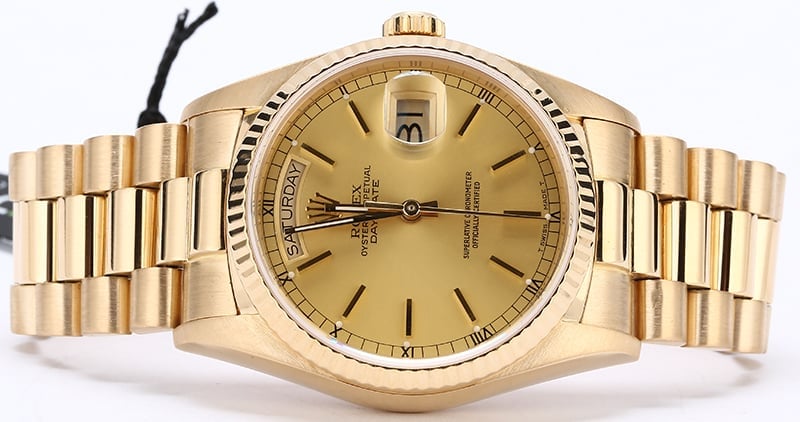 Rolex President 18038 Day-Date Yellow Gold