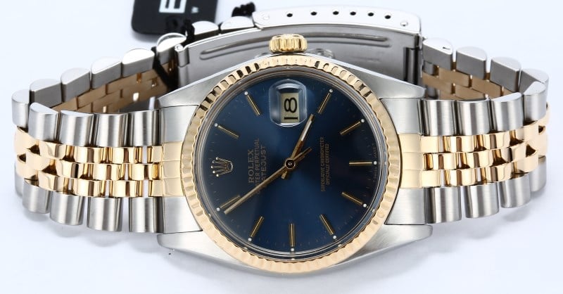 Rolex Datejust 16013 Blue Certified Authentic