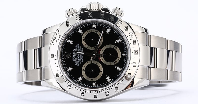 PreOwned Rolex Daytona 116520 Serial Engraved