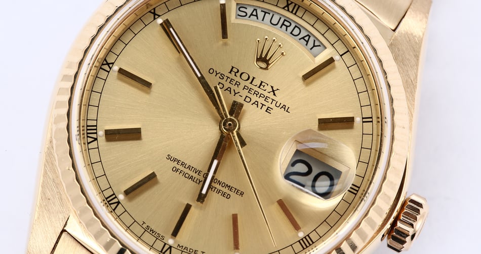 Certified Pre-Owned Rolex Day-Date 18038