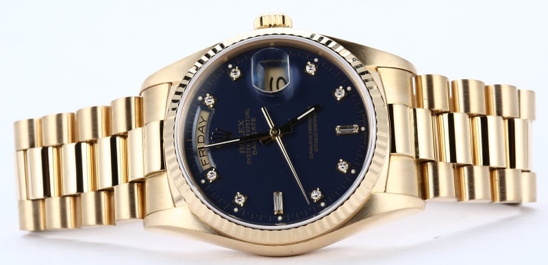 Rolex President Diamond Day-Date 18038 TT