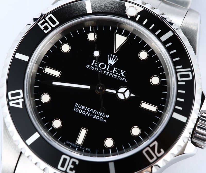 Submariner Rolex No Date Steel 14060