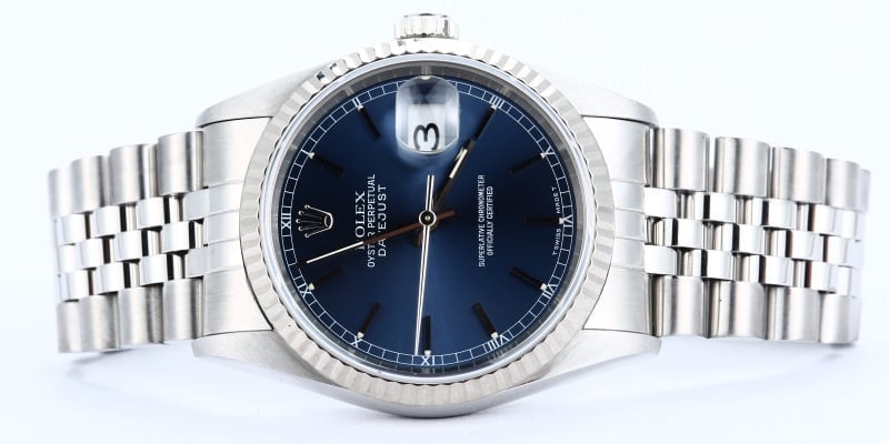 Rolex Datejust 16234 Blue Index