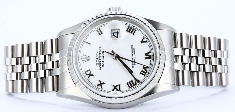 Rolex Steel Men's Datejust 16220 Certified Pre-Owned