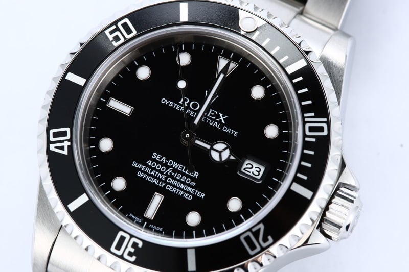 Rolex Sea-Dweller Model 16600 Stainless, Pre Owned at Bob's Watches