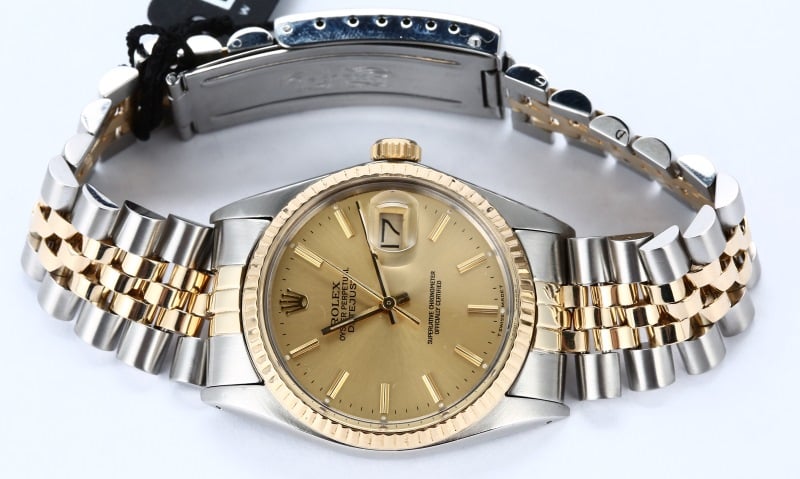 Datejust Rolex Champagne 16013