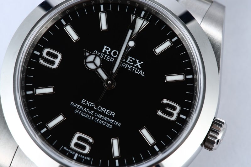 Rolex Explorer 214270 Factory Stickers