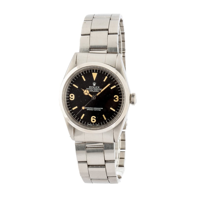 Vintage Rolex 1975 Explorer 1016 Black Dial