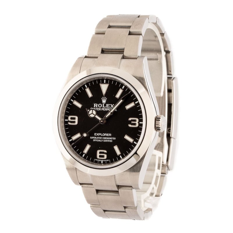 Buy Used Rolex Explorer 214270 | Bob's Watches - Sku: 155754