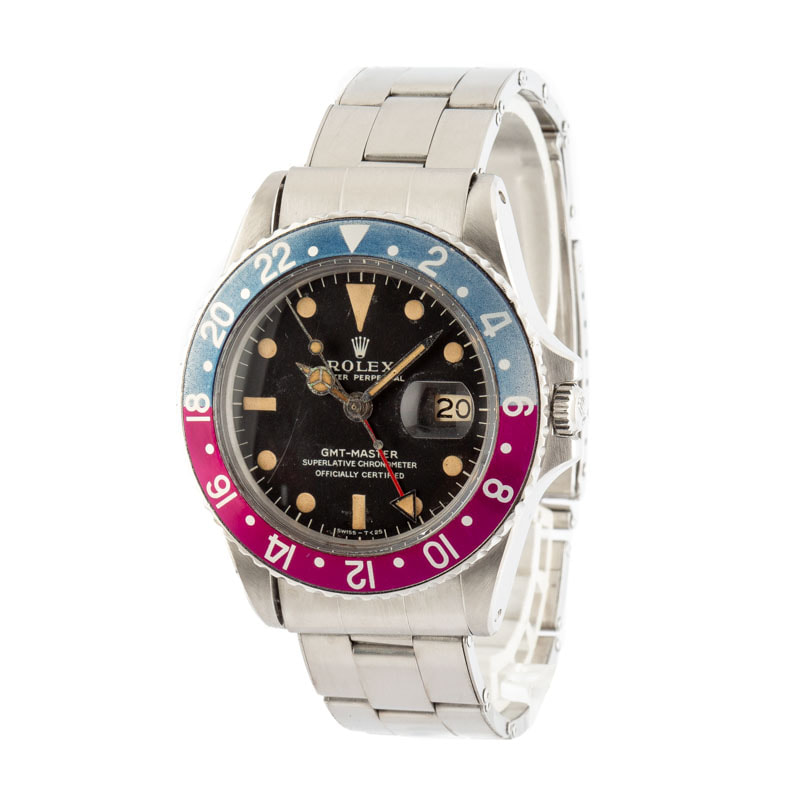 Vintage Rolex GMT-Master 1675 Fuchsia