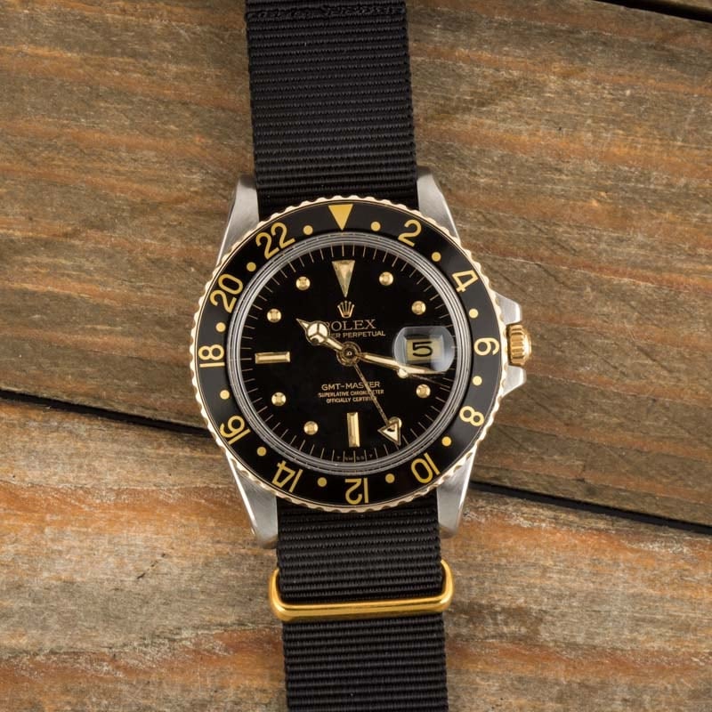 Vintage Rolex GMT-Master 1675 Black Nipple Dial