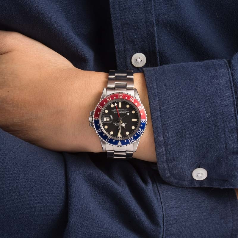 Vintage Rolex GMT 1675 Stainless Oyster