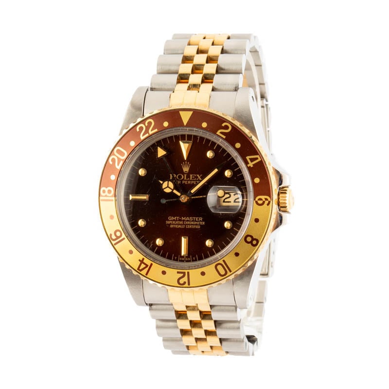 Vintage Rolex GMT-Master 16753 Root Beer Full Set