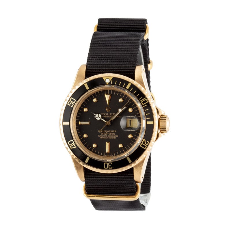 Vintage Rolex Submariner 1680 Gold