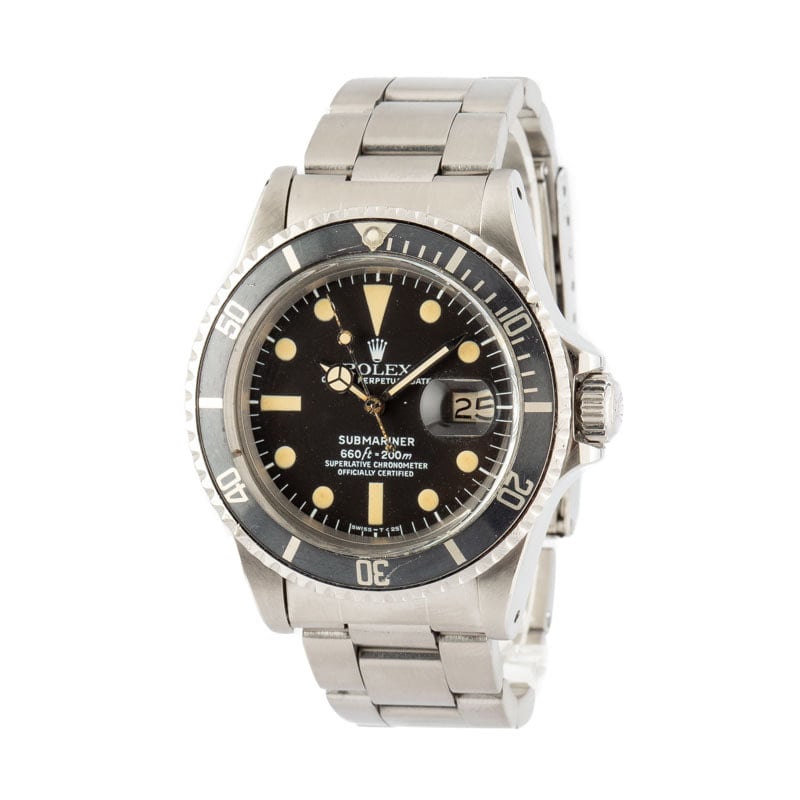 Vintage Rolex Submariner 1680 Stainless Oyster