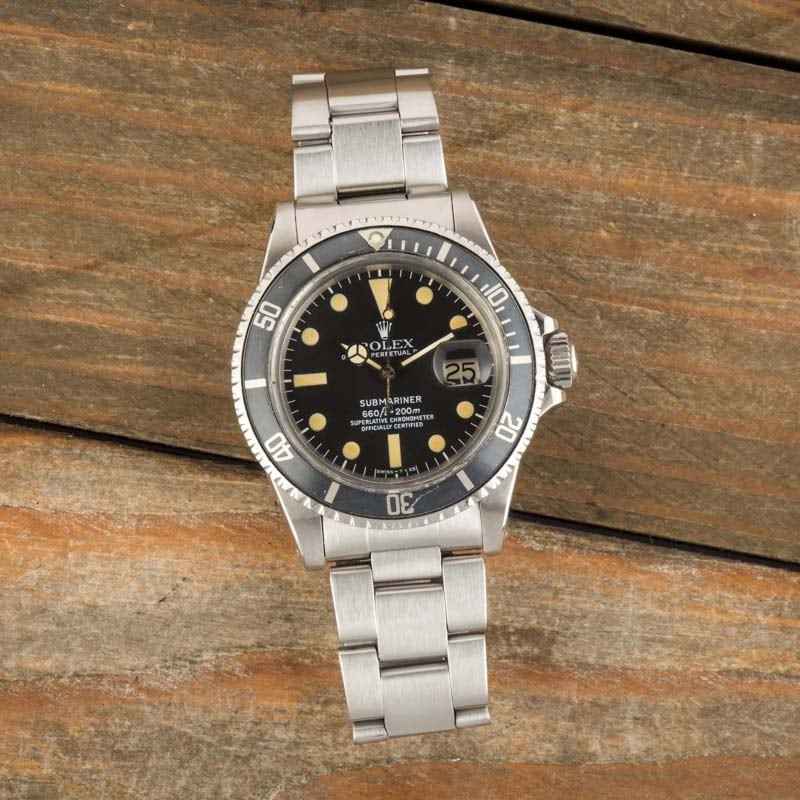 Vintage Rolex Submariner 1680 Stainless Oyster