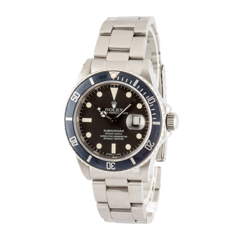 Men's Rolex Submariner 16800 Stainless Steel