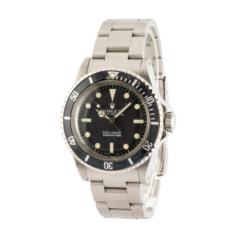 Vintage Rolex Submariner 5513 Steel Oyster