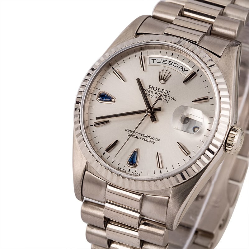 Pre Owned Rolex President 18239 White Gold