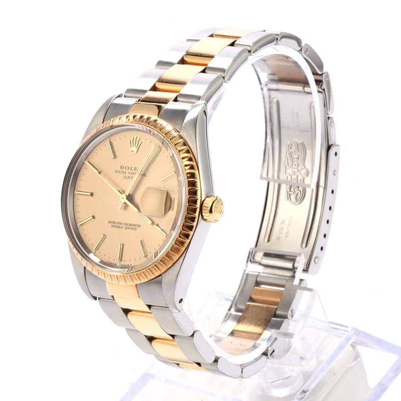 Pre Owned Rolex Date 15053 Two Tone Oyster Bracelet