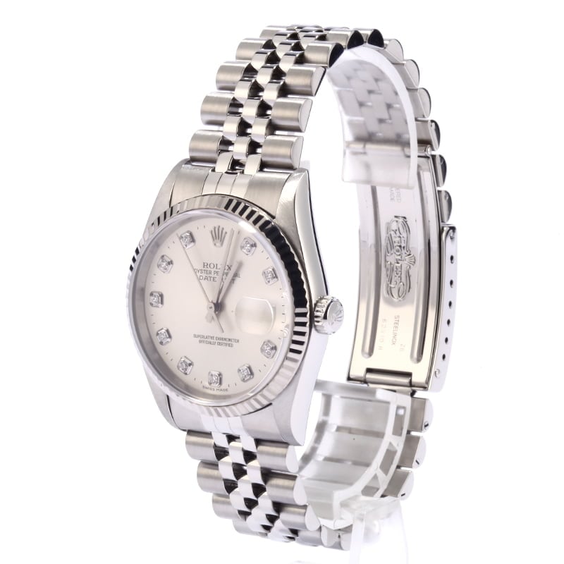 Pre Owned Rolex Diamond Datejust 16234