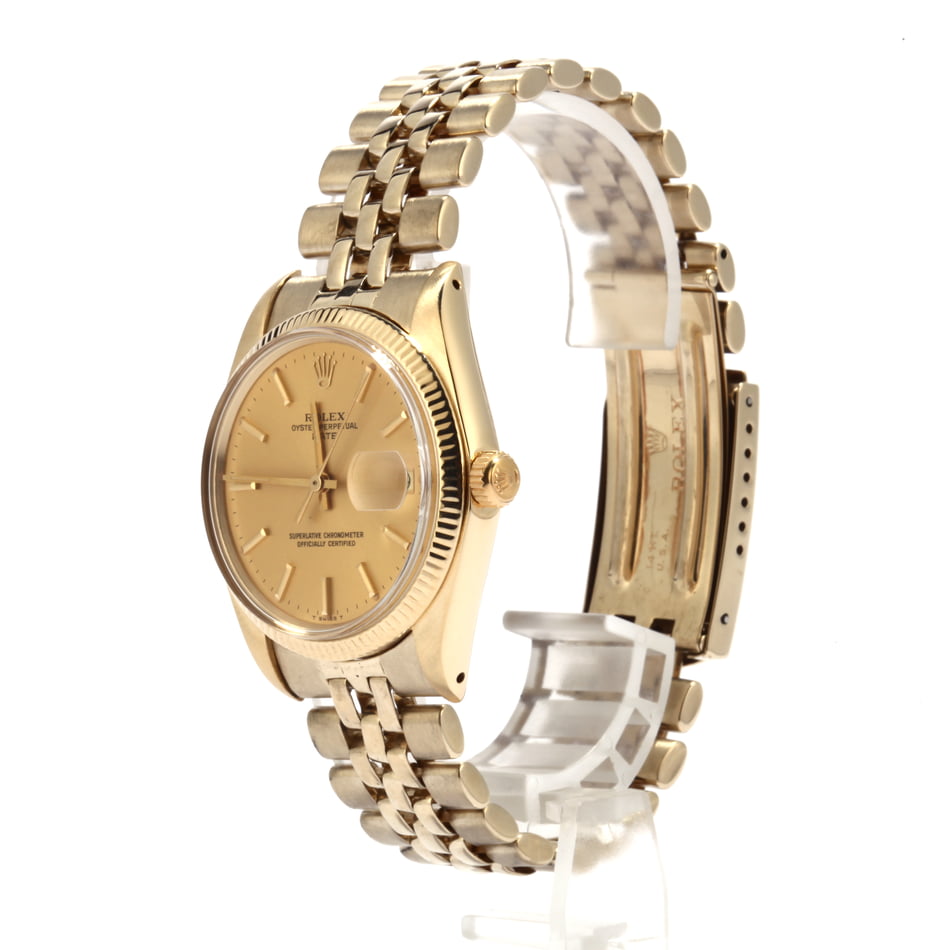 Pre-Owned Rolex Date 1503 Champagne Dial Watch