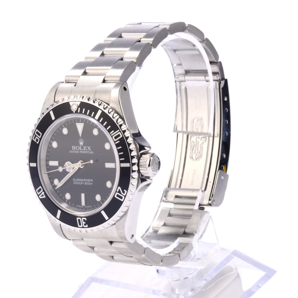 Pre Owned Steel Rolex Submariner 14060M Black Dial