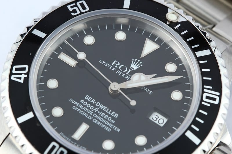 105872-1 Mens Rolex Sea-Dweller Model 16600 Stainless, Pre Owned at Bob's Watches