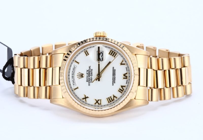 Rolex 18K YG Mens Day Date 18238