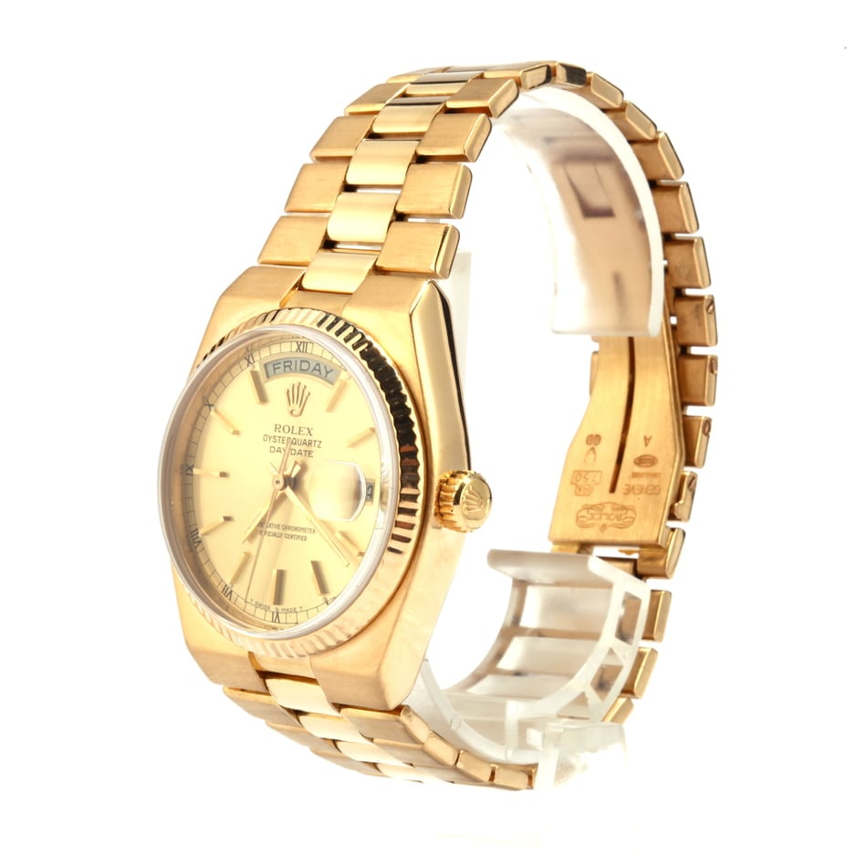 Used Rolex OysterQuartz DayDate 19018 Integral Bracelet