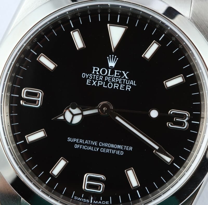 Rolex Explorer 114270 Serial Engraved