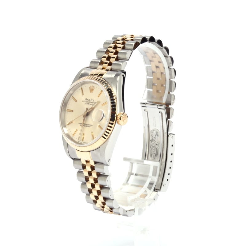 Rolex Datejust 16233 Silver Index Dial