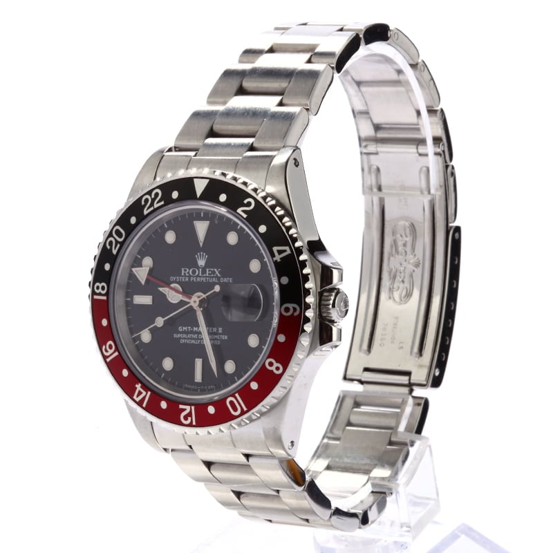 PreOwned Rolex GMT-Master II Ref 16760 'Fat Lady Coke' Insert