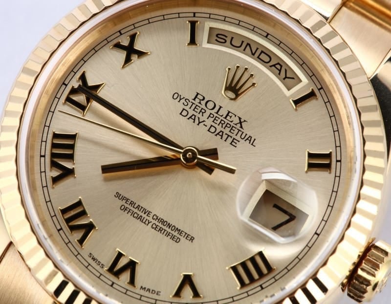 Rolex 18K YG Presidential 118238