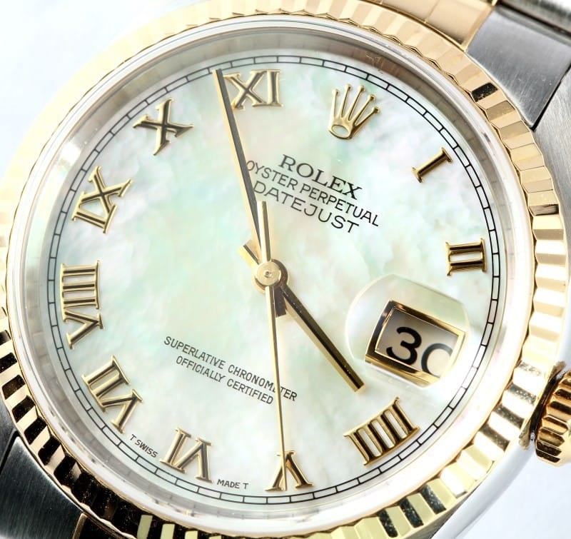 Used Men's Rolex Oyster Perpetual DateJust MOP Dial