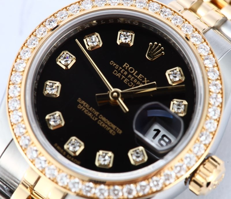 Ladies Datejust 179383 Diamond Dial and Bezel