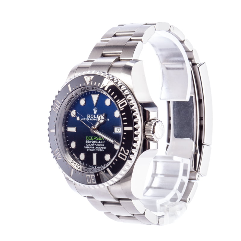 PreOwned Rolex DeepSea SeaDweller 126660 D-Blue Dial 44MM