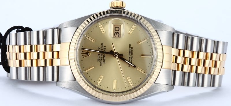 Men's Two Tone Rolex Datejust 16013