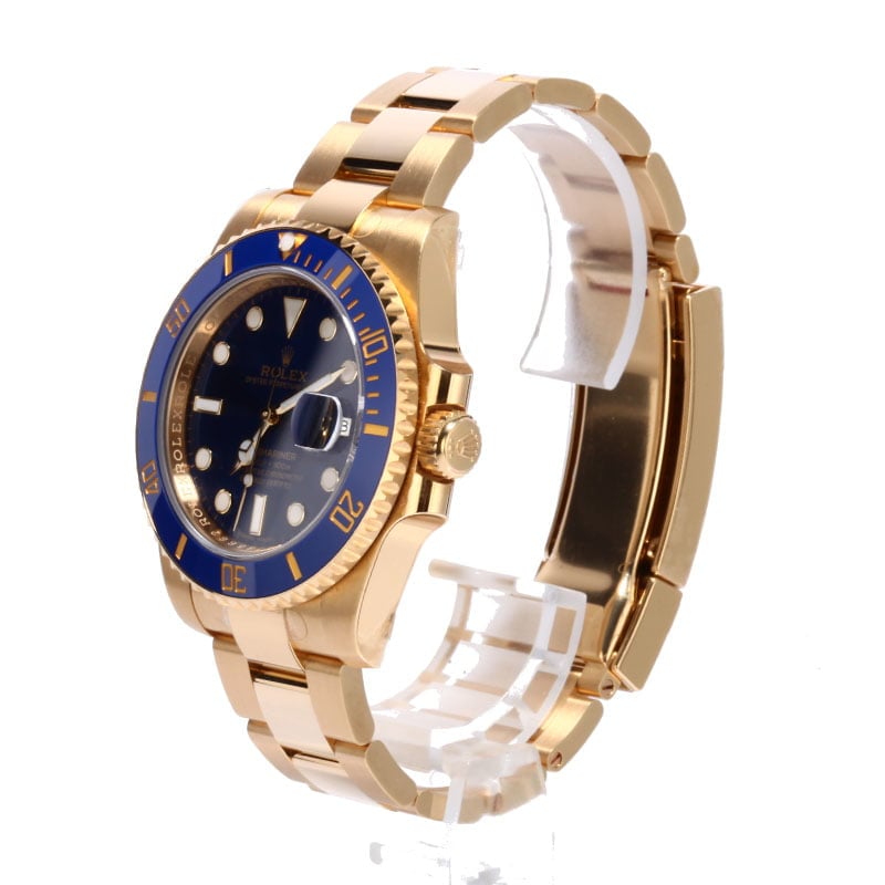 UNWORN Rolex Submariner 116618 18k Yellow Gold