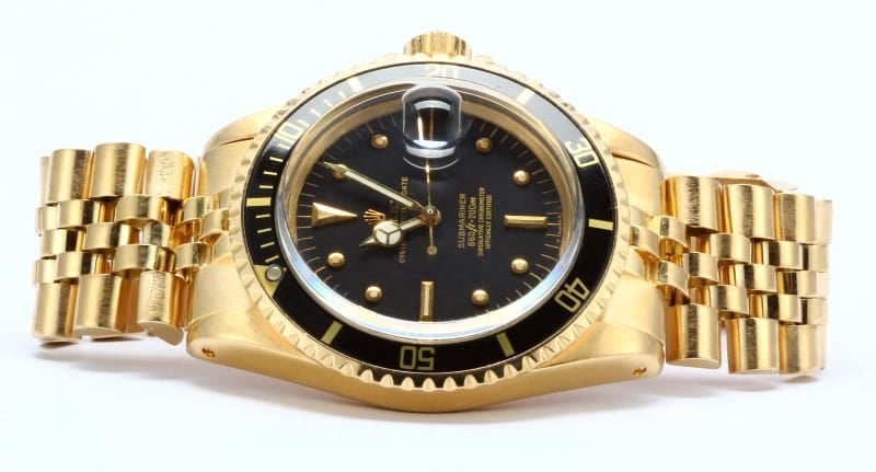 1968 Rolex Submariner 1680 18K Yellow Gold