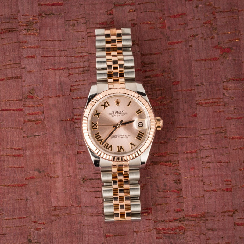 Rolex Mid-Size Datejust 178271 Two Tone Everose