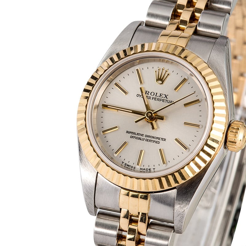 Ladies Rolex Oyster Perpetual 76193 Pre-Owned