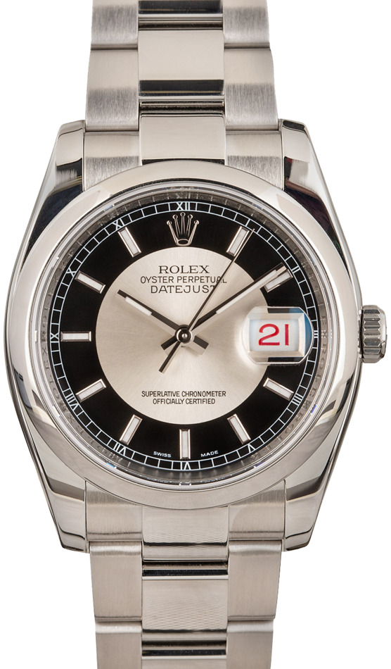 rolex datejust tuxedo dial