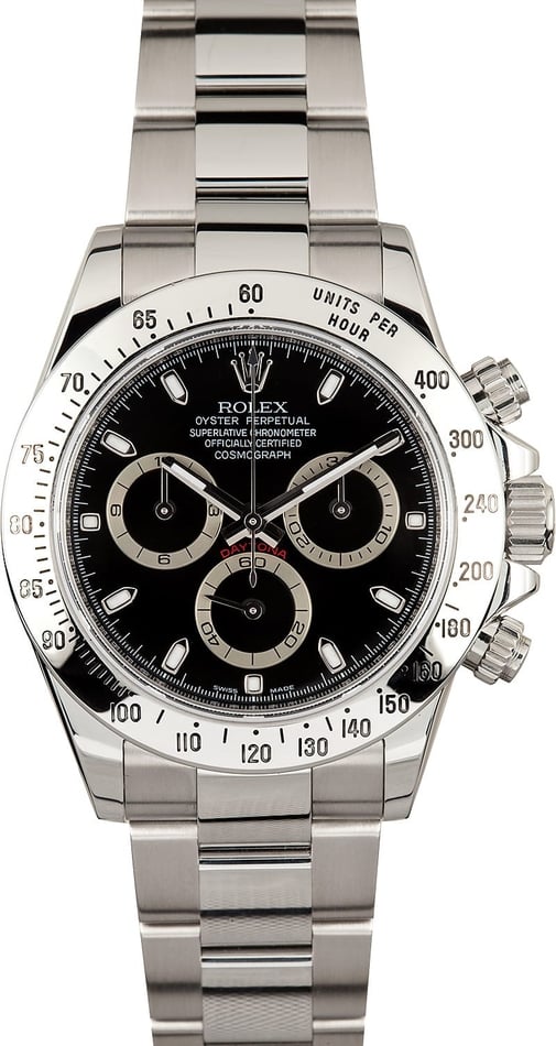 Buy Used Rolex Daytona 116520 | Bob's Watches - Sku: 113590