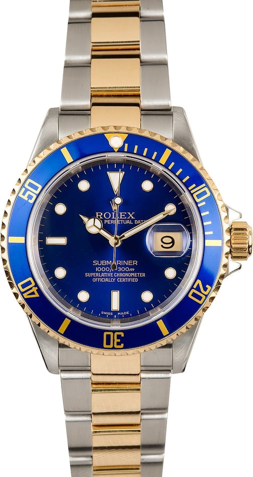 used rolex submariner two tone