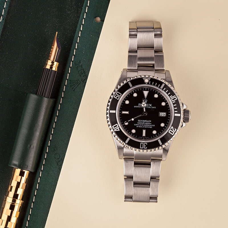 Rolex Steel Sea-Dweller 16600 Black Luminous Dial