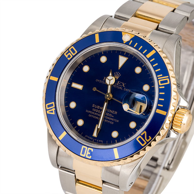 rolex submariner blue used