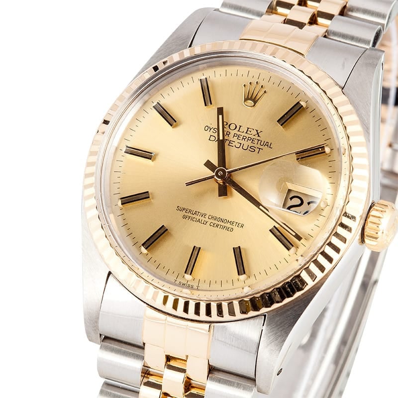 Two Tone Rolex Datejust 16013