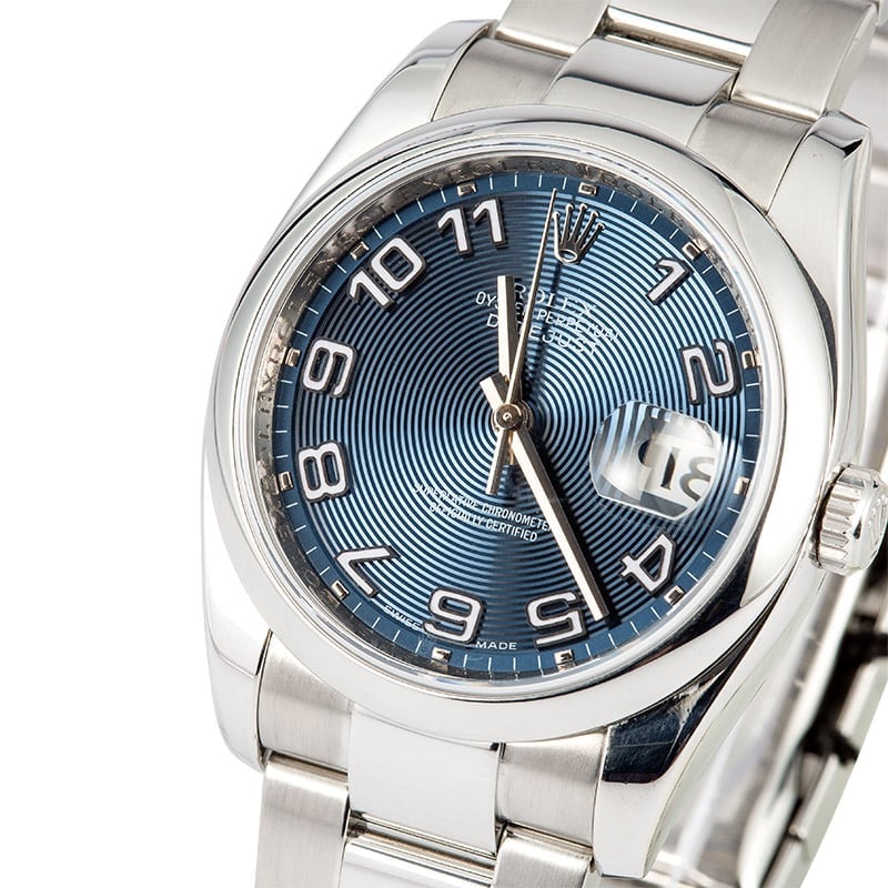 Rolex Datejust 116200 Blue Concentric Dial