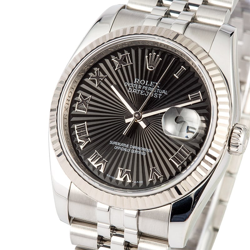 Rolex Datejust 116234 Black Sunbeam